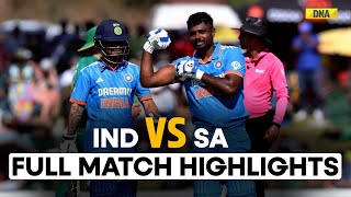 IND vs SA 3rd ODI Highlights Sanju Samson Hits Century As India Beat South Africa By 78 Runs [upl. by Jerrome]