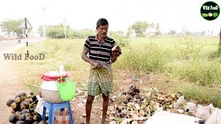 Top Indian Famous Natural Palmyra Fruit Juice  Palm Fruit Jelly Juice  Panai Nungu  Wild Food [upl. by Anastice45]