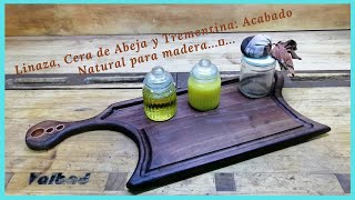 Como Hacer un Sellador Para Madera con Cera de Abeja 👀😱😍 [upl. by Annazor]