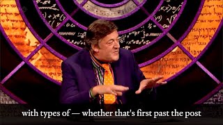 Stephen Fry on Citizens Assemblies Democracy and Sortition [upl. by Namia]