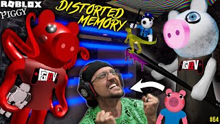 ROBLOX PIGGY Distorted Memory Georges Robot Dino Escape FGTeeV Bonus B4 Chapter 12 64 [upl. by Eibloc]