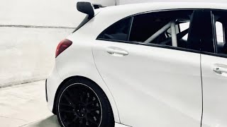 MERCEDES A45 AMG  ROLL CAGE INSTALLATION  SW MOTORSPORTS [upl. by Kenward]