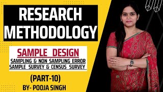 Sample Design  Census Survey  Sample Survey  Research Methodology  Part10  BBA  BCom  MBA [upl. by Toblat]