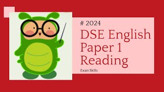 2024年DSE 英文科閱讀卷臨場考試技巧 2024 DSE English Paper 1 Reading Exam Skills [upl. by Arraek178]