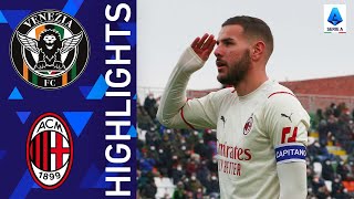 Venezia 03 Milan  Theo Hernandez shines in Milan away win  Serie A 202122 [upl. by Kosey640]