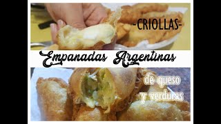 COMO HACER EMPANADAS CASERAS😍DE QUESO Y VERDURAS COMO HACER REPULGUE😍 [upl. by Fanchan695]