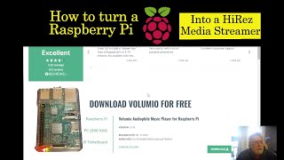 HiRez audio  Raspberry Pi Volumio streamer setup  Setting up volumio as a HiRes streamer [upl. by Eram609]