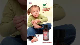 How to use Germa® Mercurochrome Antiseptice  1oz Shorts First Aid [upl. by Einnob894]