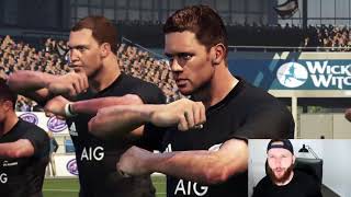 Playing RUGBY CHALLENGE 3 on PS4 For The First Time NEW ZEALAND vs USA [upl. by Yblehs]