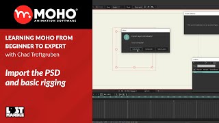 06 Import the PSD and basic rigging [upl. by Poirer874]