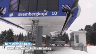 Sesselbahn Brembergkopf 1 in Winterberg [upl. by Ahcila]