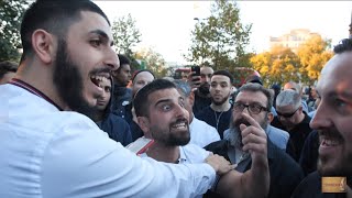 P1  Nice Shot Ali Dawah Vs Jewish Visitor Avi Yemeni  Speakers Corner  Hyde Park [upl. by Esyahc]