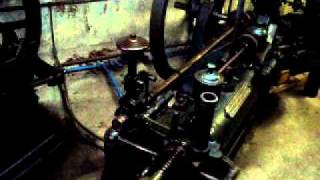 Starting oldest 4 stroke Crossley overhung crank slide valve known to Exist [upl. by Applegate549]