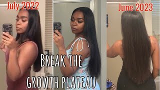 FINALLY break the hair growth plateau natural sister 7 easy amp cheap steps [upl. by Norford]