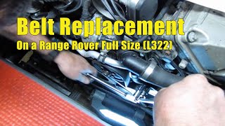 Atlantic British Presents Belts Replacement on Range Rover Full Size 20032005 [upl. by Ary54]