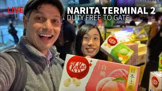 Narita Airport Shopping to the Gate Adventure  Srilankan Airlines Flight [upl. by Naujud]