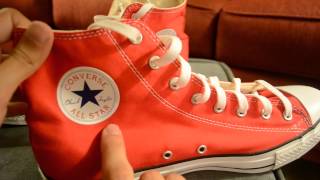 Converse All Star Hi Chuck Taylor  Red [upl. by Naghem]