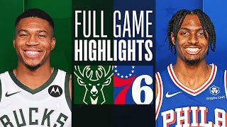 BUCKS at 76ERS  FULL GAME HIGHLIGHTS  February 25 2024 [upl. by Shelia32]