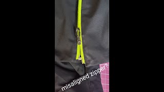 How to repair a misaligned zipper tutorial [upl. by Delamare270]