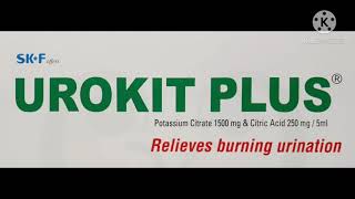 Urokit Plus  online medicine information Relieves burning urination [upl. by Nnaharas]