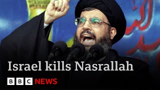 Nasrallah Assassination How Israel tracked down and killed Hezbollah leader  BBC News [upl. by Aubert685]