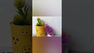 Acrylic Painting 🎨Plant pot painting painting handmade diy [upl. by Magan]