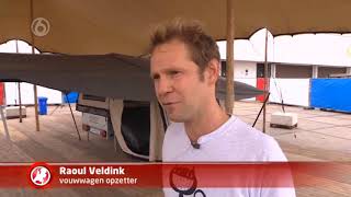 Wereldrecord vouwwagen opzetten door Campooz met tenttrailer Fat Freddy [upl. by Bikales]