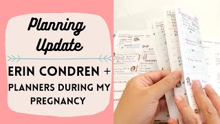 PLANNERLIFE UPDATE Erin Condren Monthly amp Daily Planner  Hobonichi for Pregnancy  Daily Duo 2022 [upl. by Anderea720]