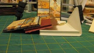 Gusseted Pockets for cards scrapbook layouts and mini albums [upl. by Moonier]