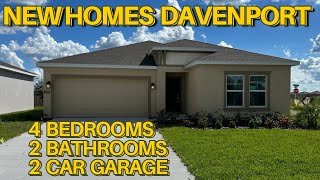 4 Bedrooms New Construction House Tour in Davenport Florida [upl. by Taveda]