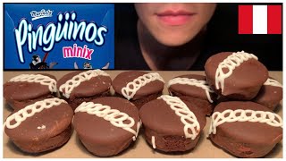 Probando los nuevos Pingüinos MINIX Marinela en Lima  10 unidades completas  MUKBANG ASMR PERÚ [upl. by Leann]