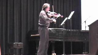 James Bergin at NEC 2010 Boston Microtonal Society 72tone violin [upl. by Hnil]