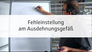 Tutorial Heizungstechnik  Klassische Fehleinstellung am Ausdehnungsgefäß  Teil 1 [upl. by Elakram]