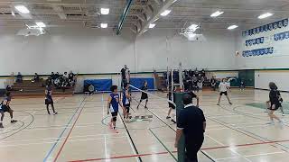 AAA JV Boys Volleyball Provincials St Maurice vs Neelin [upl. by Shelley]