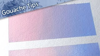 How to Use Gouache   Tutorial for Beginners — Tips for Painting Gradients  Mary Sanche [upl. by Rolecnahc]