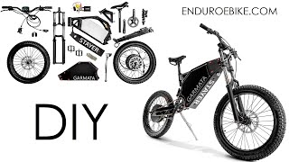 How to assemble DIY ENDURO EBIKE Garmata Stayer [upl. by Wadlinger790]