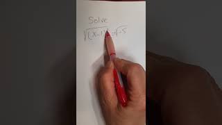 Solve Quadratic Equation Using Square Root Property maths algebra squareroot complex exam [upl. by Edythe]