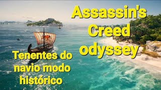 Assassins Creed odyssey todos os tenentes do modo história de navio Adrasteia [upl. by Eidna883]