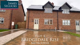 Plot 4 Bridgedale Rise Medbourne [upl. by Haidej83]