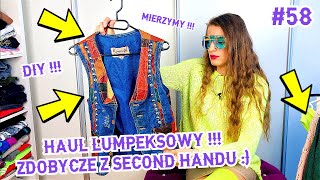 KOLEJNE PEREŁKI Z SECOND HANDU  HAUL LUMPEKSOWY  PRZERÓBKA  DIY  STYLIZACJE  58 [upl. by Nevuer]