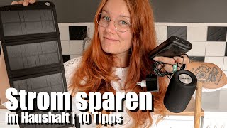 STROM SPAREN IM HAUSHALT  10 Strom Spar Tipps im Alltag [upl. by Alesram]