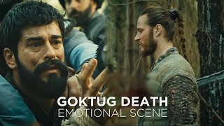 Goktug death with flashback  Goktug death scene heartbreaking 💔 Aadat instrumental  Kurulus osman [upl. by Pearman]