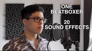 One Beatboxer 20 Sound Effects [upl. by Sainana]