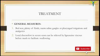 Acute Pharyngitis  Etiology  Diagnosis  Treatment  ENT [upl. by Adnamahs539]