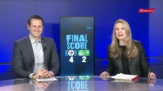 LIVE Postgame vs Canucks  December 29 2022 [upl. by Eirellam]