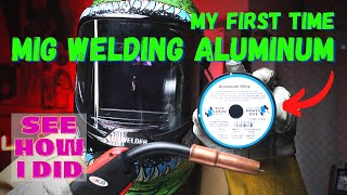 MIG Welding Aluminum for the First Time  YesWelder MIG 250 Pro Aluminum [upl. by Ailee]