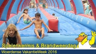 VakantieWeek 2016  21 Spelenkermis en Brandweerdag  Woerdense VakantieWeek [upl. by Eirok]