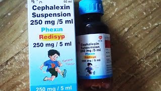 Phexin Redisyp 250ml suspension uses in hindi  Cephalexin 250ml Suspension uses benefits hindi [upl. by Delanie]