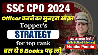 SSC CPO 2024 Strategy  Best Books for SSC CPO 2024 Preparation  Toppers Strategy for SSC CPO 2024 [upl. by Yral]