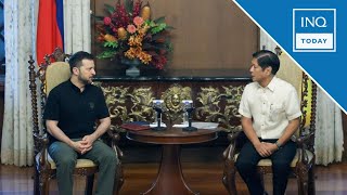 Ukraine’s Zelensky meets with Marcos thanks PH for support  INQToday [upl. by Yelserp554]